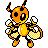 Ledian shiny sprite in Polished Crystal