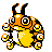 Ledyba shiny sprite in Polished Crystal
