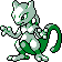 Mewtwo shiny sprite in Polished Crystal