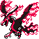 Galarian Moltres front sprite in Polished Crystal