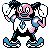 Galarian Mr. Mime front sprite in Polished Crystal