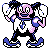 Galarian Mr. Mime shiny sprite in Polished Crystal
