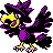 Murkrow shiny sprite in Polished Crystal