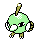Natu shiny sprite in Polished Crystal