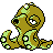 Octillery shiny sprite in Polished Crystal