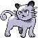 Alolan Persian front sprite in Polished Crystal