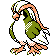 Pidgeot shiny sprite in Polished Crystal