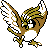 Pidgeotto shiny sprite in Polished Crystal