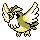 Pidgey shiny sprite in Polished Crystal