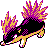 Quilava shiny sprite in Polished Crystal