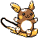 Alolan Raichu shiny sprite in Polished Crystal