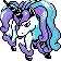 Galarian Rapidash front sprite in Polished Crystal