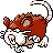 Alolan Raticate shiny sprite in Polished Crystal