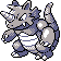 Rhydon shiny sprite in Polished Crystal