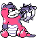 Galarian Slowbro front sprite in Polished Crystal