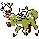Stantler shiny sprite in Polished Crystal