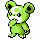 Teddiursa shiny sprite in Polished Crystal