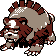 Ursaluna shiny sprite in Polished Crystal