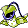 Victreebel shiny sprite in Polished Crystal