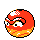 Hisuian Voltorb front sprite in Polished Crystal