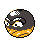 Hisuian Voltorb shiny sprite in Polished Crystal