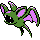 Zubat shiny sprite in Polished Crystal